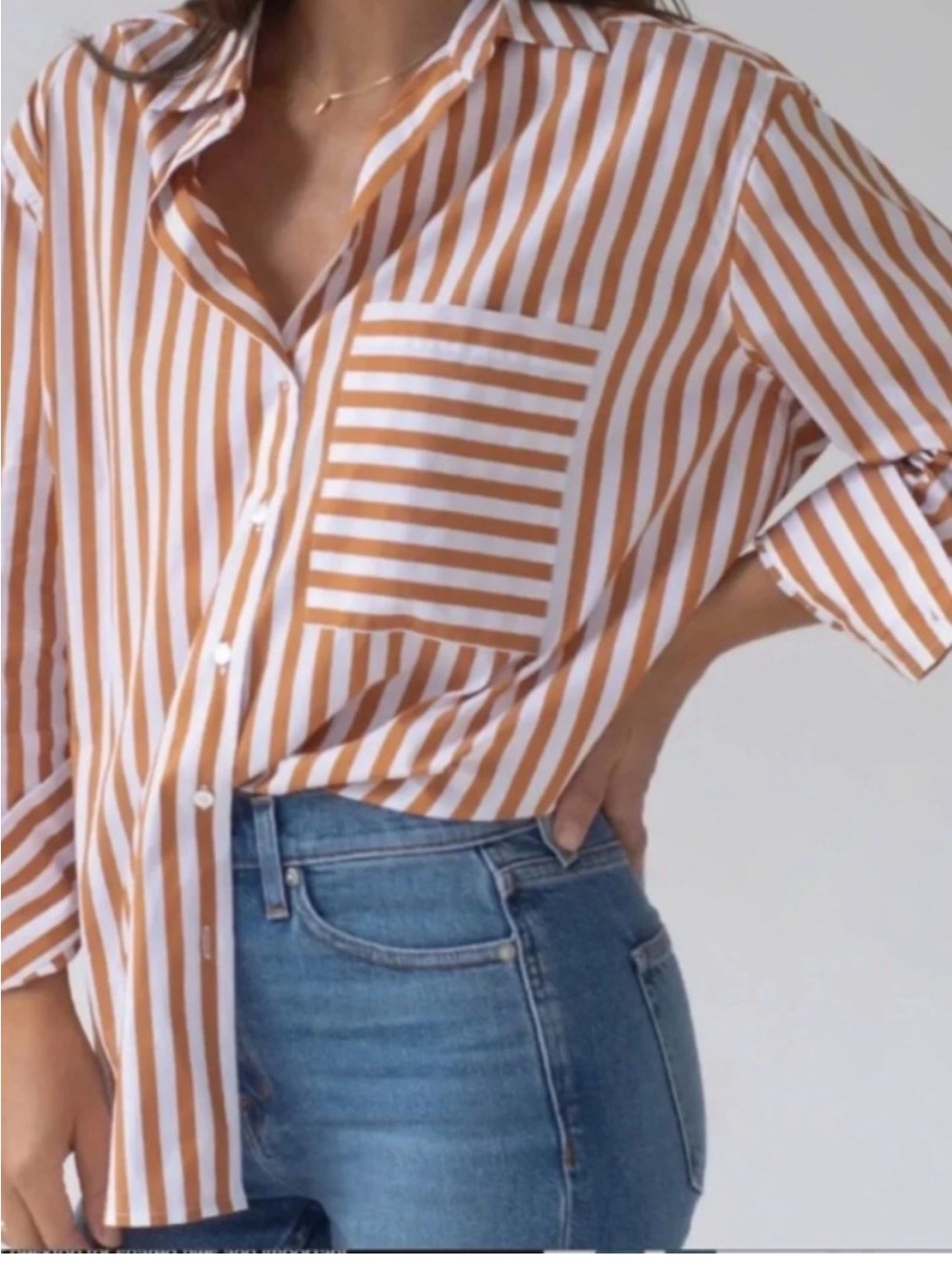 AYR Deep End Button Down Shirt Size M Striped Casual